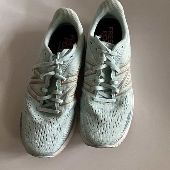 New Balance Fresh Foam X 860v12 Blue/Mango Women's Wide Running Shoes Size 8 EE - Picture 10 of 16